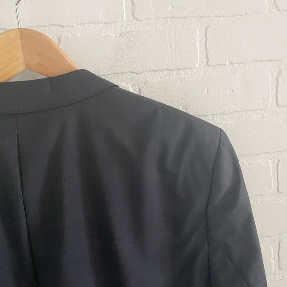 Hugo Boss Men’s Blazer Single Breast Formal Business casual Academia plaid 46R - Picture 16 of 16